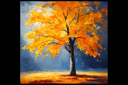 Autumnal Tree Painting