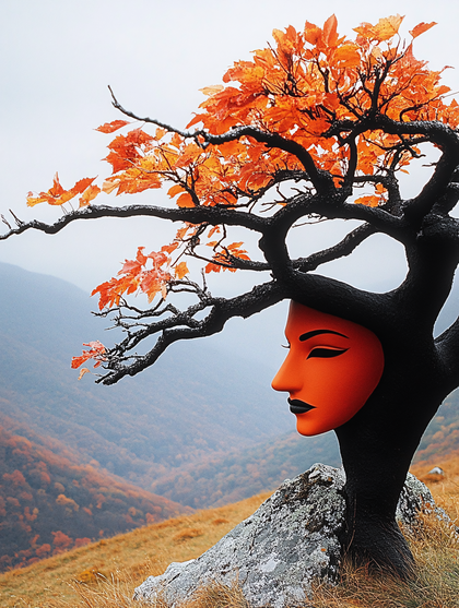 Autumnal Tree Woman