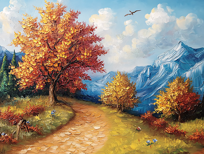 Autumnal Vista Painting
