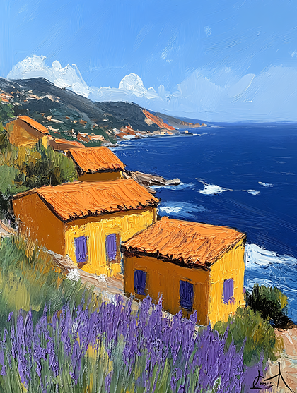 Azure Coastline Houses