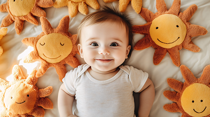 Baby Smiles With Sun Soft Toys