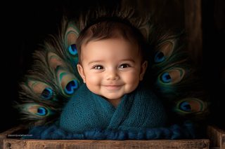 Baby Peacock Portrait