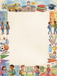 School Education Frame