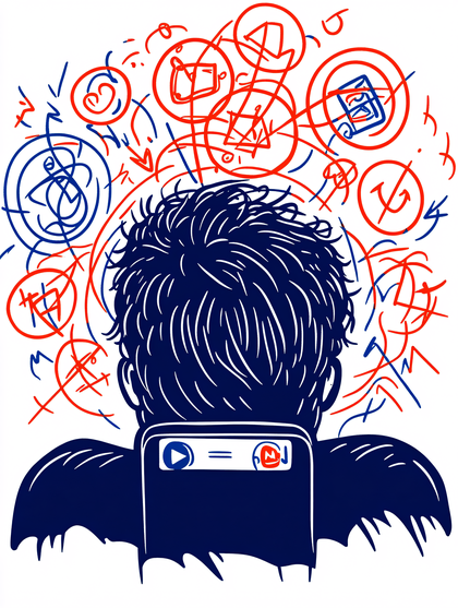 Back View of a Person with a Laptop