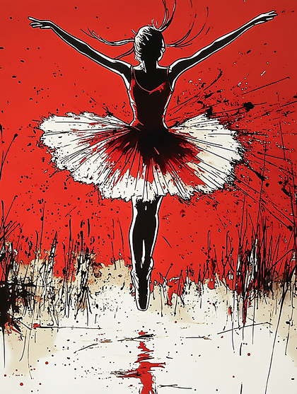 Ballerina In Flight