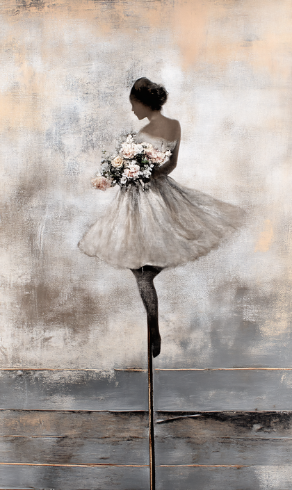 Ballerina with Bouquet