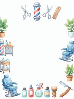 Barber Tools Frame