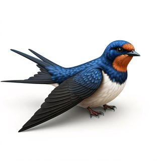 Barn Swallow Illustration