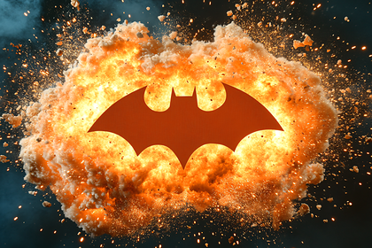 Bat Symbol Explosion