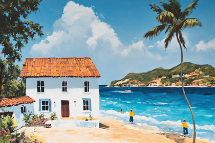 Beach House By The Ocean