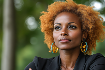Beautiful Black Woman Portrait