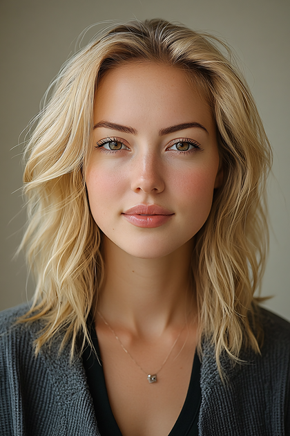 Beautiful Blonde Portrait
