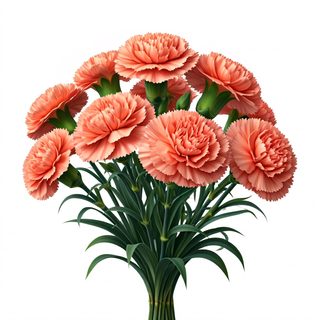 peach-carnation-bouquet