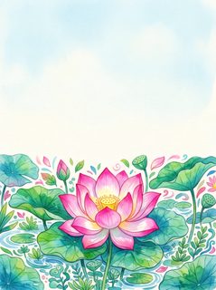 lotus flower garden