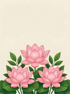 pink lotus flowers