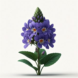 purple lobelia flower