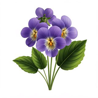 violet flower bouquet
