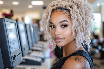 Beautiful Woman by Computers