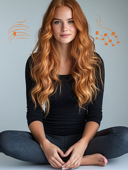 Beautiful Woman with Red Hair