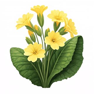 yellow primrose bouquet