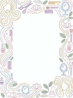 beauty salon border
