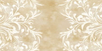 Beige Floral Damask Background