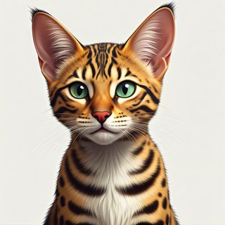 bengal cat portrait