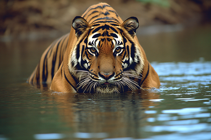 Bengal Tiger in Water