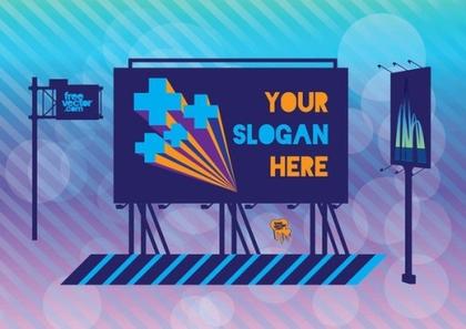 Billboards Free Vector