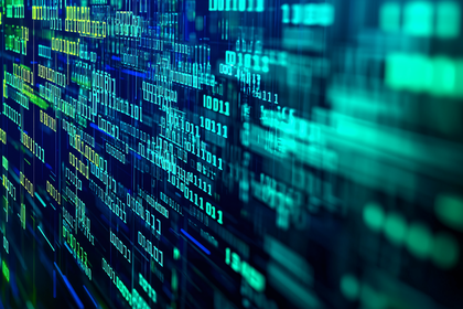 Free Download Digital Matrix of Binary Code