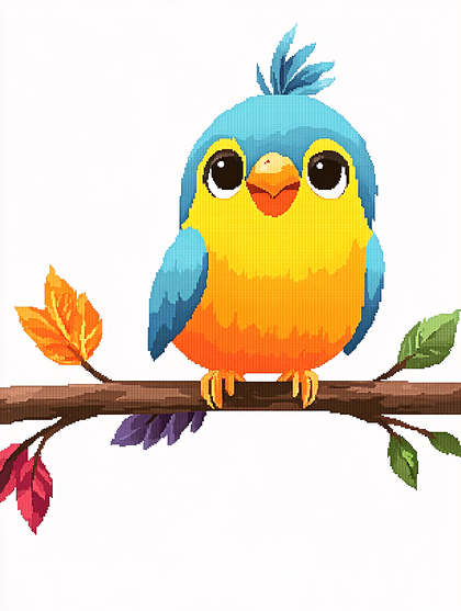 Bird On Branch