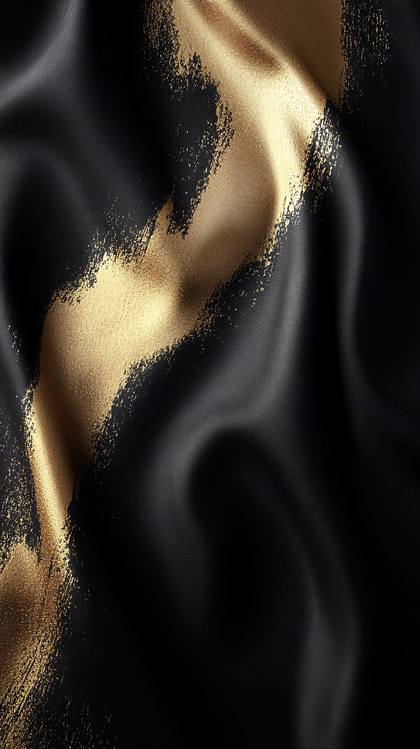 Black And Gold Fabric Texture