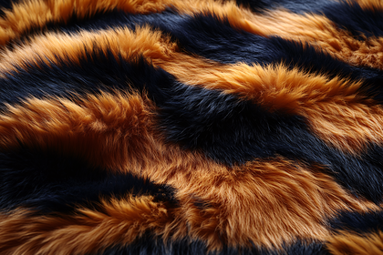 Black And Orange Fur Texture