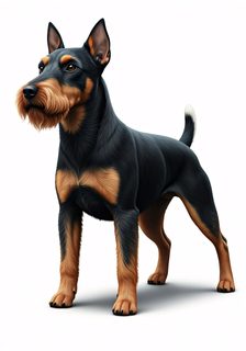 terrier dog portrait