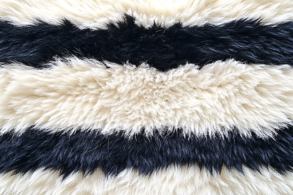 Black And White Fluffy Stripes Texture