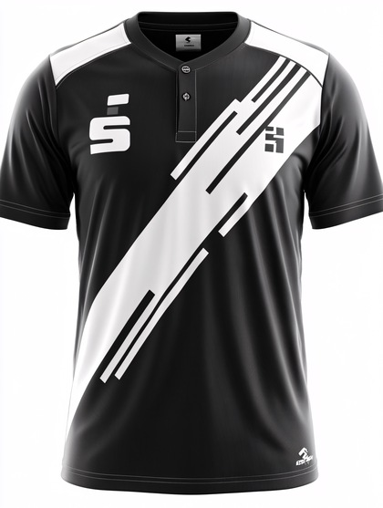 Black And White Sports Shirt Mockup