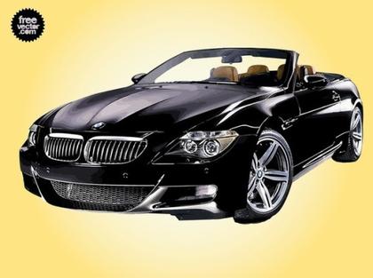 Black BMW Free Vector