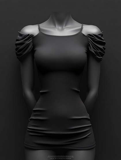 Black Bodycon Mini Dress