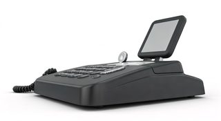 Black cash register