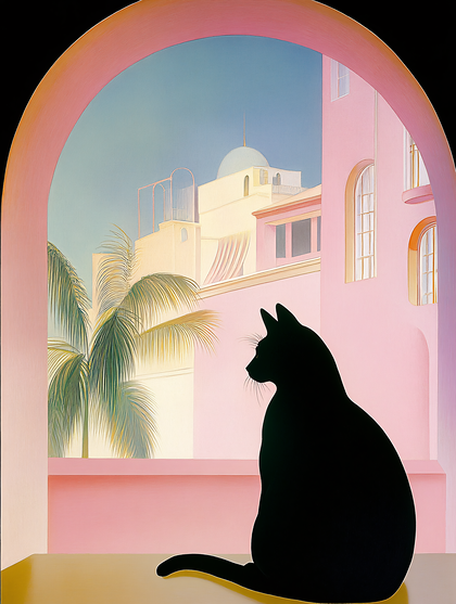 Black Cat Archway View
