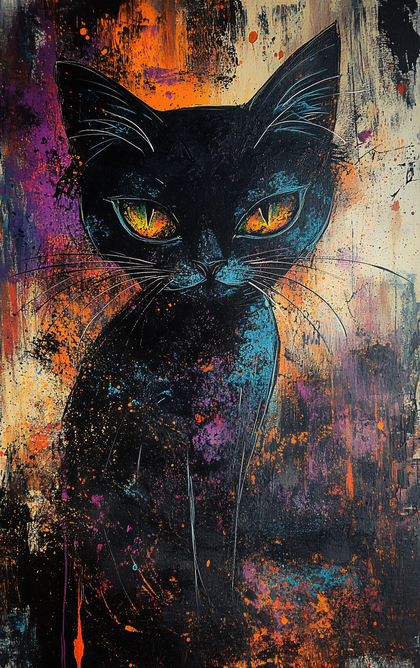 Black Cat Art