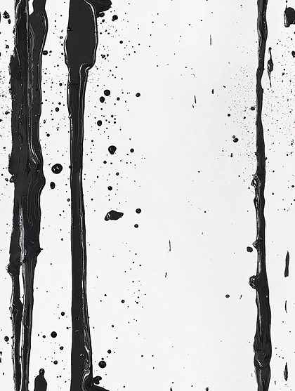 Black Drips and Splatters