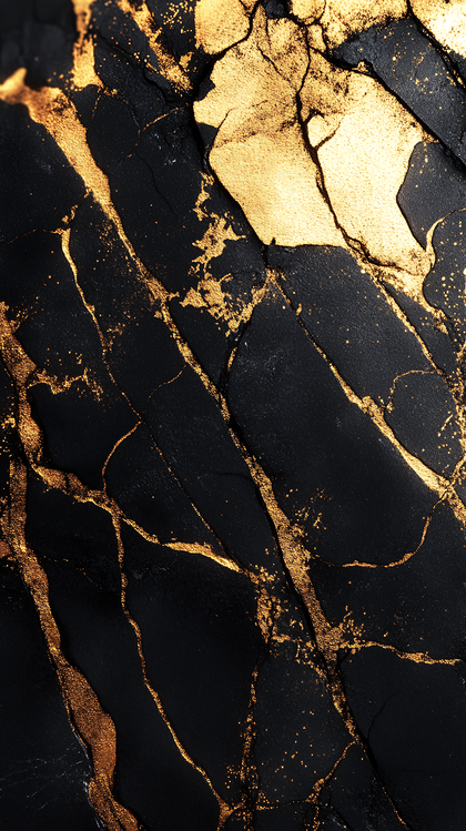 Black Gold Marbled Texture