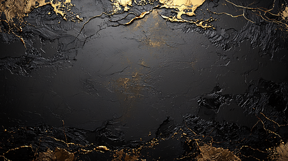 Black Gold Textured Surface