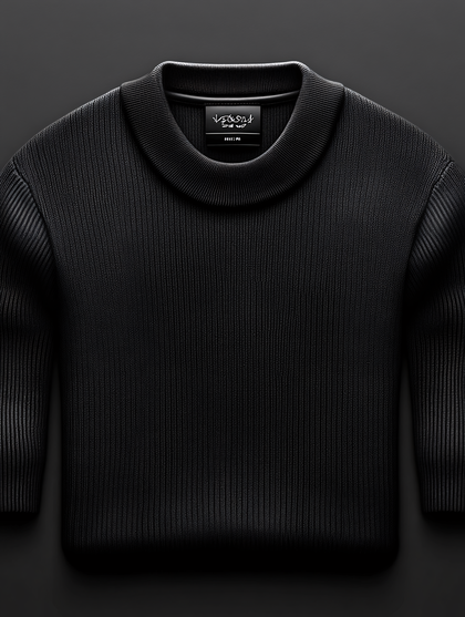 Black Knit Sweater