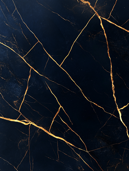 Black Marble with Gold Veins