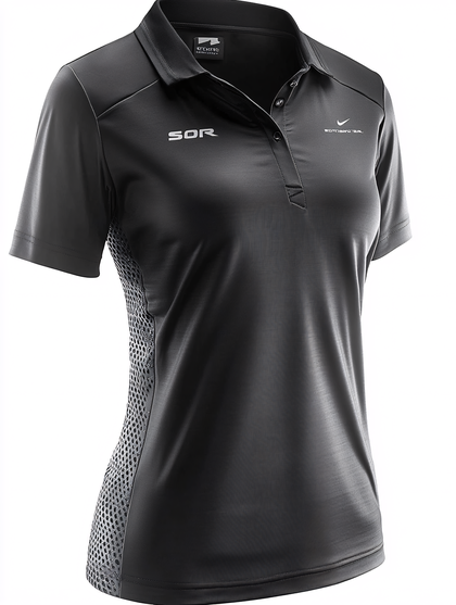 Black Performance Polo Shirt