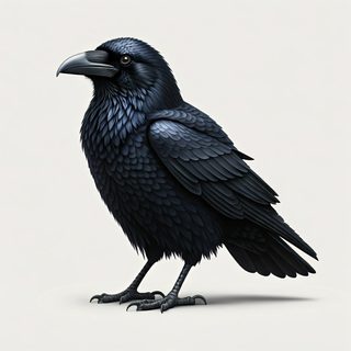 black raven bird