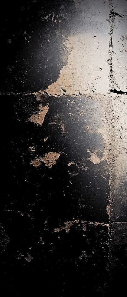 Black Tiles with Decayed Paint Texture