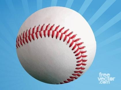 Blank Baseball Free Vector